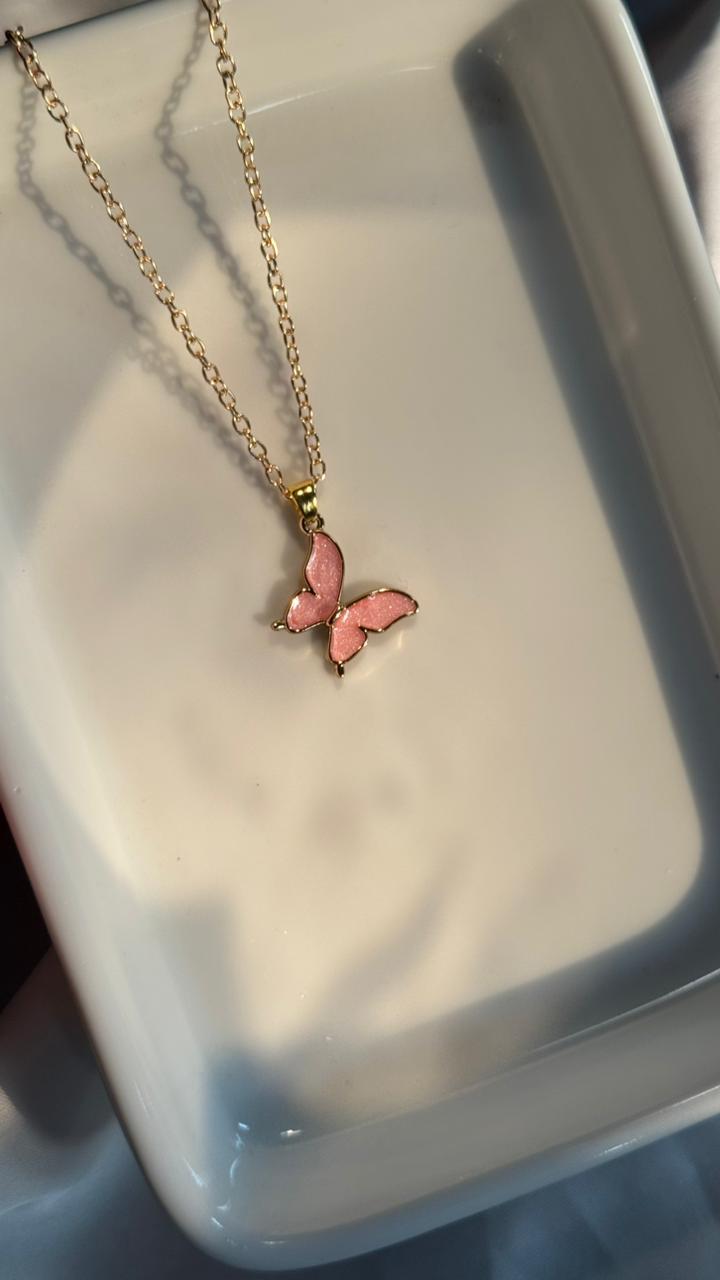 Butterfly Pendant Set