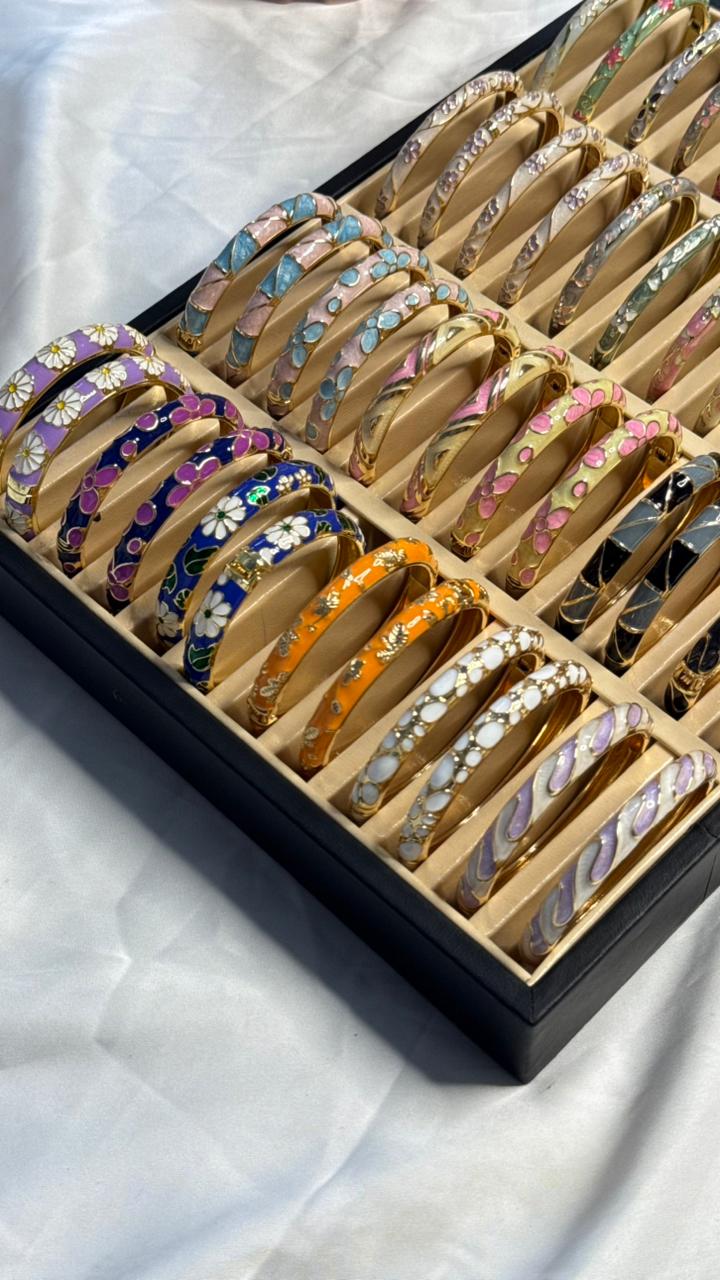 Luxe Enamel Bangles